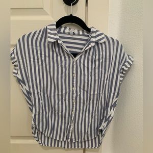 Madewell Pin-stripe blouse